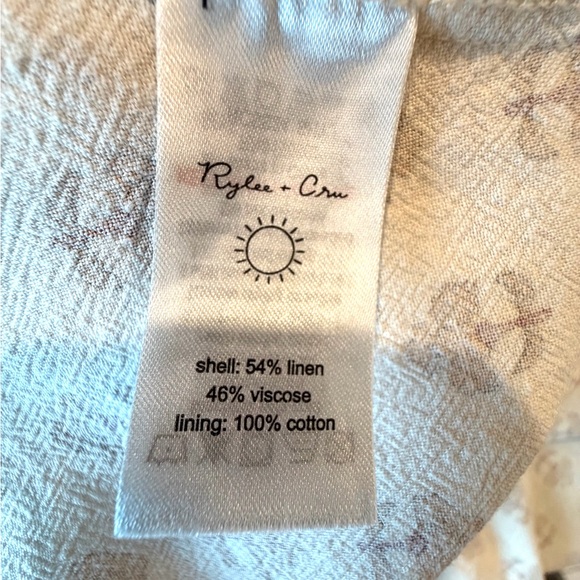 NWOT Rylee + Cru Oceane Lexi Apricot Motif Puff Sleeve Cottagecore Maxi Dress - Picture 15 of 15